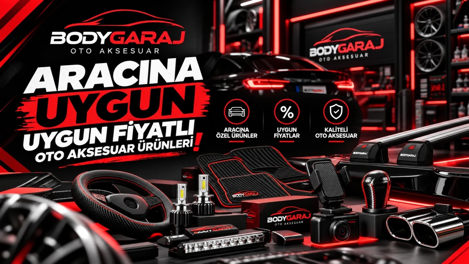 Aracına uygun oto aksesuar ürünleri